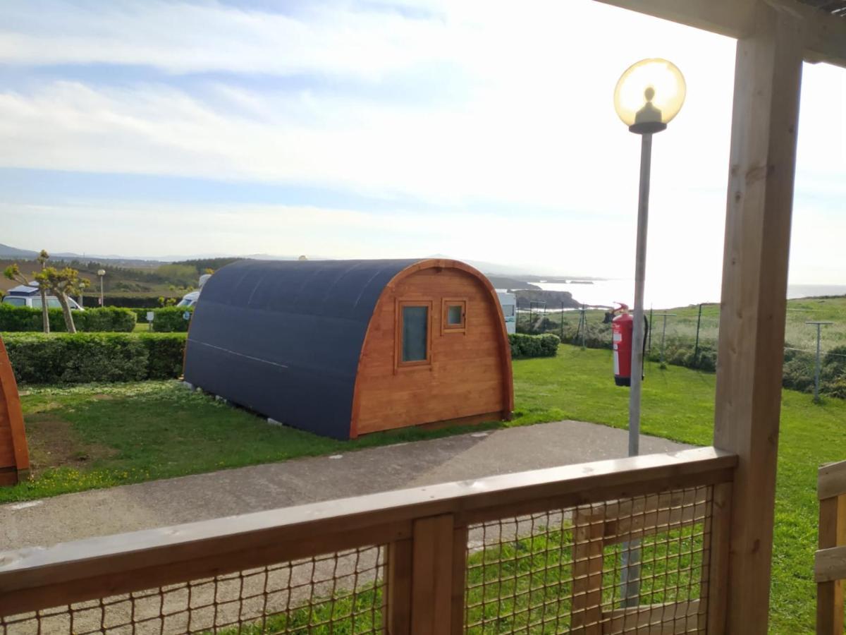 Bungalow 3 Personas - Camping Playa De Tapia Tapia De Casariego Ngoại thất bức ảnh